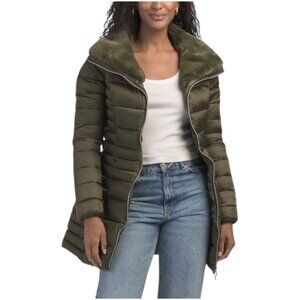 SAVE THE DUCK Caroline Satin Puffer Coat